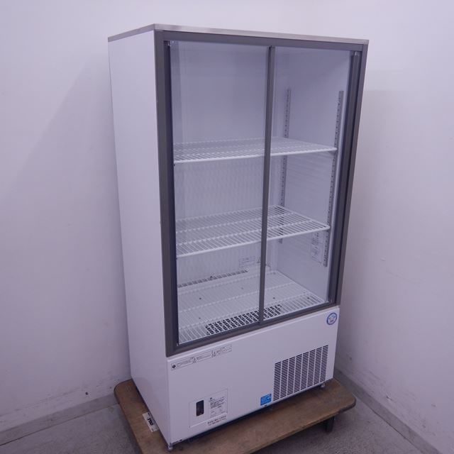 フクシマ 冷蔵リーチインショーケース 中古 CRU-080GLWSR 205L 100V 