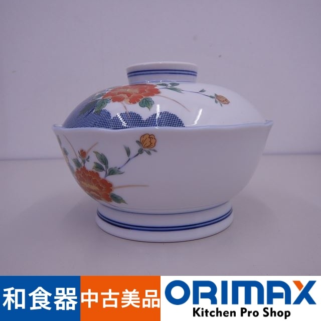 値下げ】【中古美品】 A02730 どんぶり 多用碗 蓋つき 東峰 10個入り 値下げ】【中古美品】 A02730 どんぶり 多用碗 蓋つき 東峰 10個入り