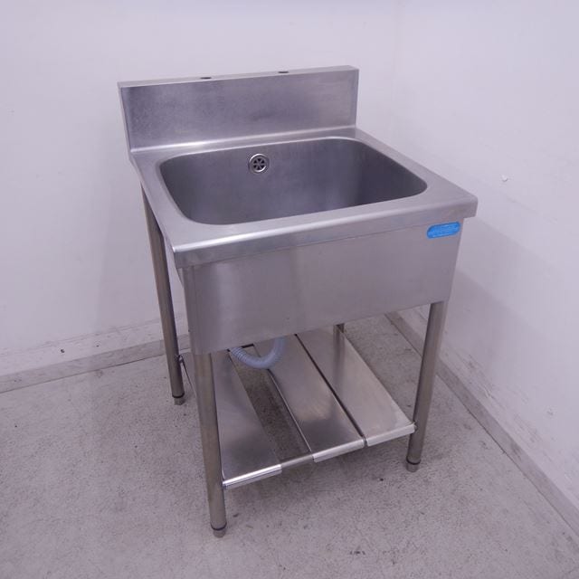 クリナップ 1槽シンク 中古 CS-66 W600×D600×H800(+150) バックガード