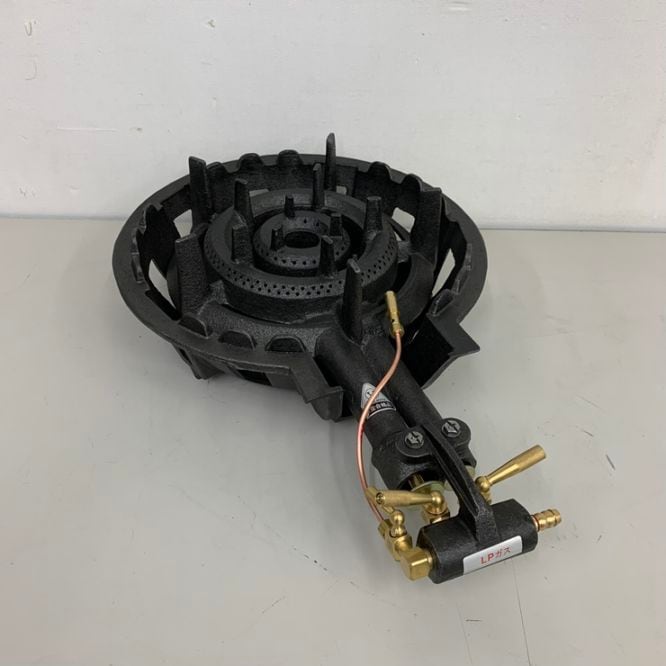 美品　タチバナ　LPガス用　二重羽付き 新品】 A05133 二重羽根付き ガスコンロ ストロングタイプ タチバナ TS