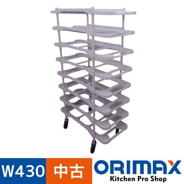 中古】 A02010 シプラックカート 8段 W430xD870xH1470mm トレイ運搬