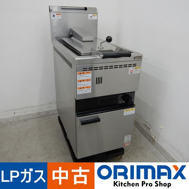 タニコー 業務用 厨房器具　餃子焼き機 LPガス用 中古】 A03463 餃子焼き機 タニコー TGZ-40S 2018年製 LPガス 40cm幅