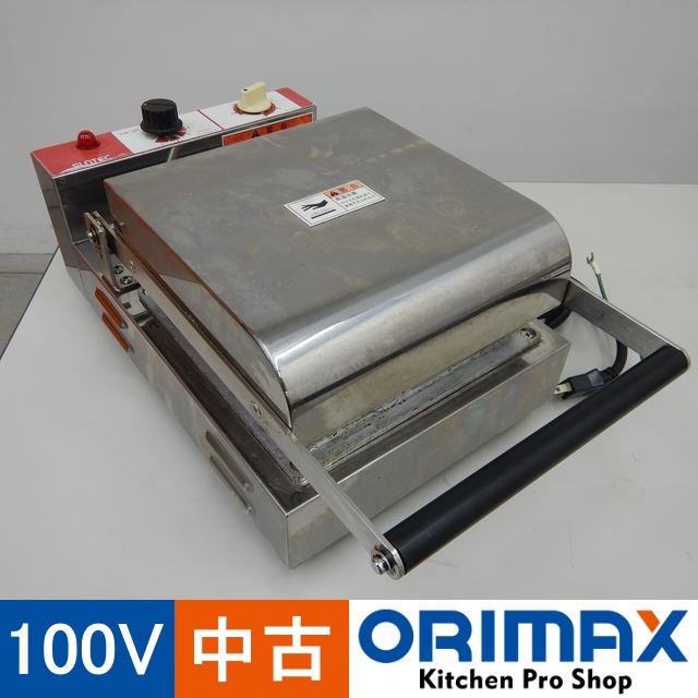 中古】 A03593 ワッフル焼き機 角 サンテックコーポレーション SBW-100 