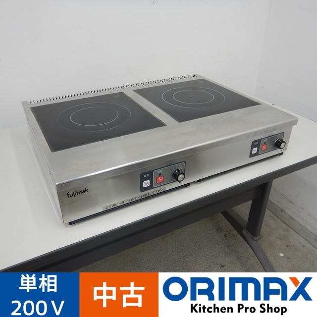 【中古／現状】IH縦型2連コンロ DL60TBY02 単相200V 0000000044932_dcCELGs.jpg
