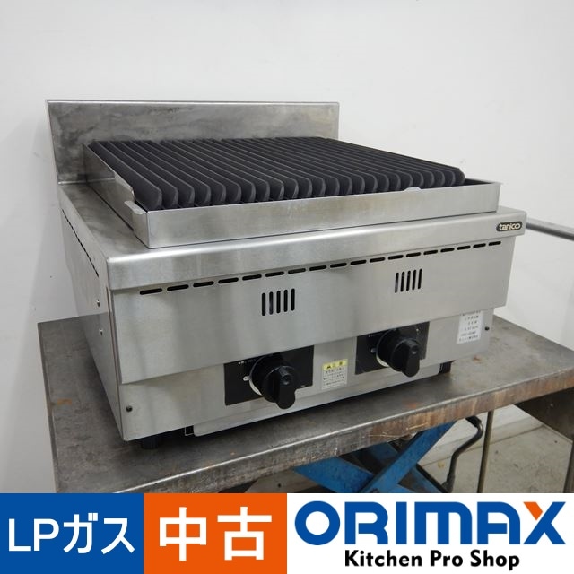 中古】 A04783 卓上ガスグリドル ハースグリラー タニコー N-TGH
