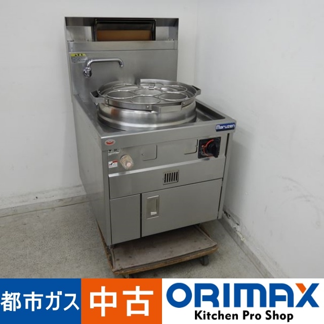 中古】 A04854 ゆで麺機 丸型 ラーメン釜 マルゼン MR-15M （は
