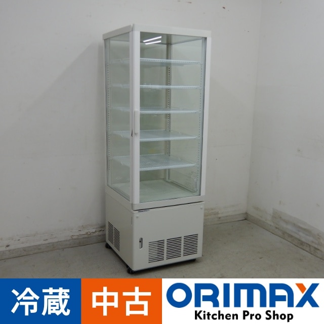 2017年 パナソニック冷蔵ショーケース 600x635x1762 中古】 A06210 4面ガラス式 冷蔵ショーケース パナソニック SSR-Z221