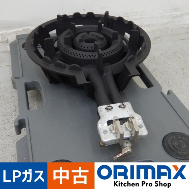 タチバナ製作所 業務用１口ガスコンロ LPガス 鋳物コンロ 2重バーナー 厨房 楽天市場】タチバナ製作所 鋳物コンロ 都市ガス 12・13A 二重 種火なし