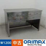 ����š� A07365 ����� ���Ф�6����    ���ƥ�쥹 ��ȥơ��֥� W1200 x D600 �� H800 mm���ڶ�̳�ѡۡڿ�˼�ѡۡڼ־��Ϥ����ϱĶȽ�ߤ��