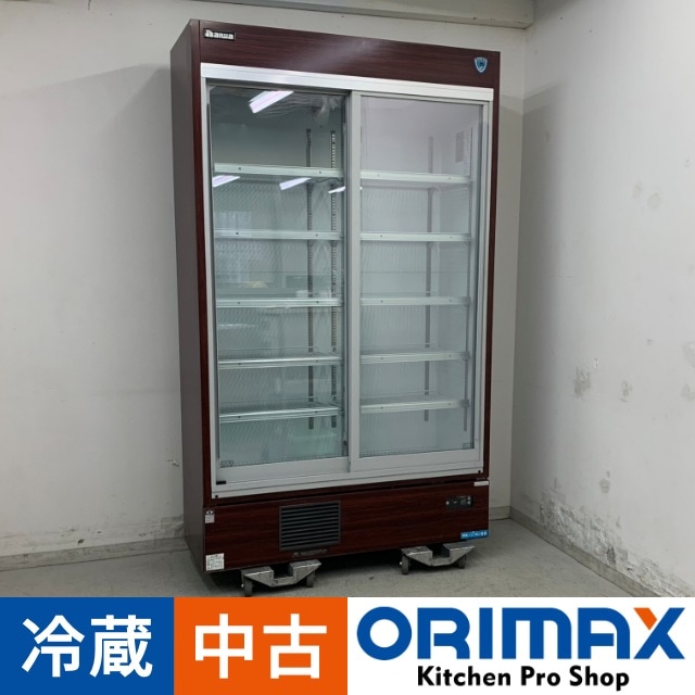 中古】 A07473 リーチイン冷蔵ショーケース 木目調 ダイワ 483U 3相