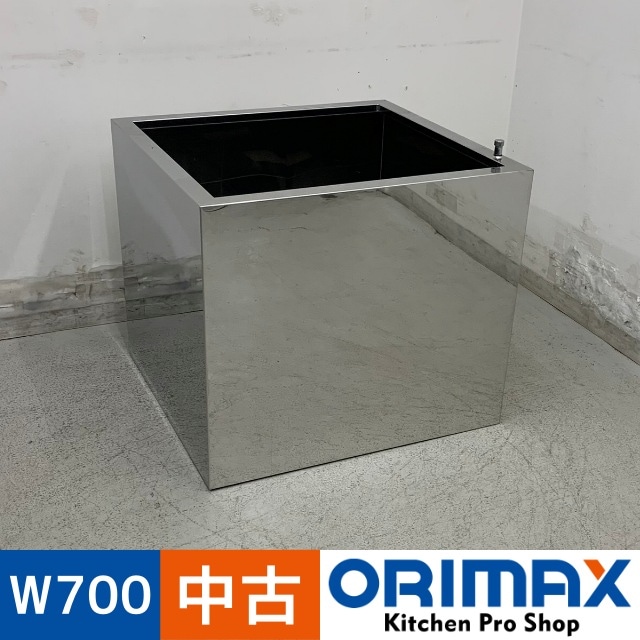 中古】 A07504 ステンレスフード W700 x D650 x H600(+30) mm 磁石