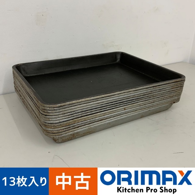 中古】 A07703 天パン 13枚入り オーブン用 W430 x D340 x H40 mm/1