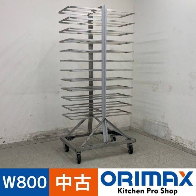 中古】 A07978 トンボラックカート 両面タイプ 24枚差し ステンレス製