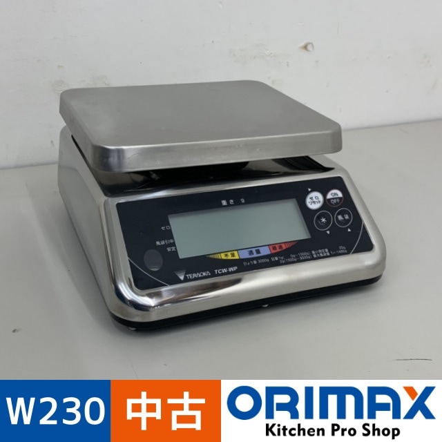 防水型デジタル上皿はかり 寺岡精工 TCW-WP 電源：単一乾電池×4本 TCW-WPⅡ | コンパクトなボディーに多彩な機能を備えた完全防水