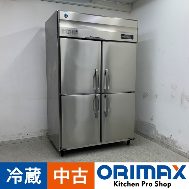 【両面開き】中古　ホシザキ業務用冷蔵庫　四つドア両面開きHOSHIZAKI 中古】 A08470 冷蔵庫 4枚ドア センターピラーレスタイプ
