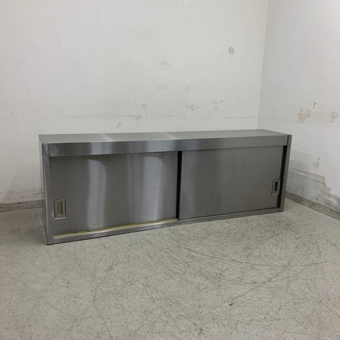 【直接引取限定】つり戸棚　W1800✖️D350✖️H600 ステンレス 厨房機器 直接引取限定】つり戸棚 W1800✖️D350✖️H600 ステンレス 厨房機器