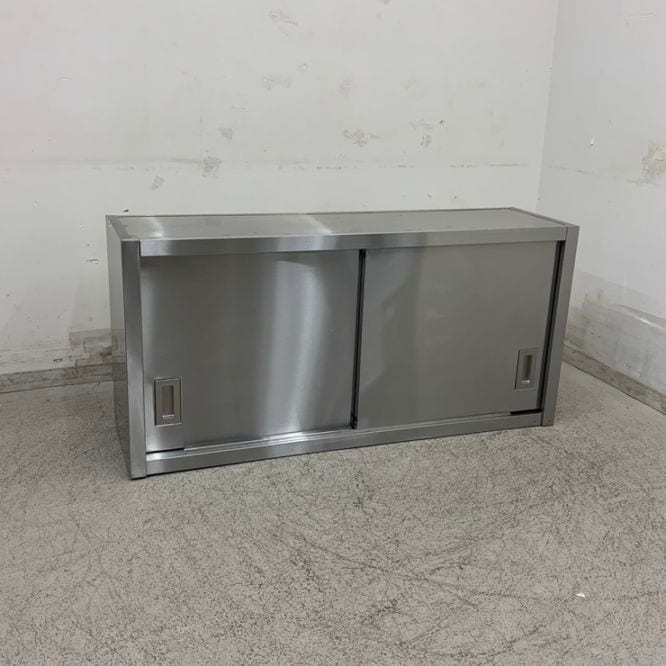 マルゼン ステンレス 吊戸棚 W1000×D350×H600mm 吊り戸 厨房 中古】 A08843 吊戸棚 ステンレス 戸棚 W1240 x D350 x H600 mm
