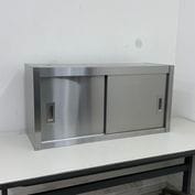 中古】 A00566 吊戸棚 ガラス引き戸タイプ マルゼン W1500×D300