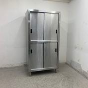 【業務用】上棚　ステンレス　【１段】 中古】 A07601 ステンレス棚 4段 W1000 x D400 x H1800 mm