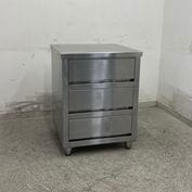 業務用調理台作業台 引き出し付き 2段ステンレス製 Used•美品 ステンレス 作業台 二段スノコ 業務用 調理台 600×450 板厚1.2mm