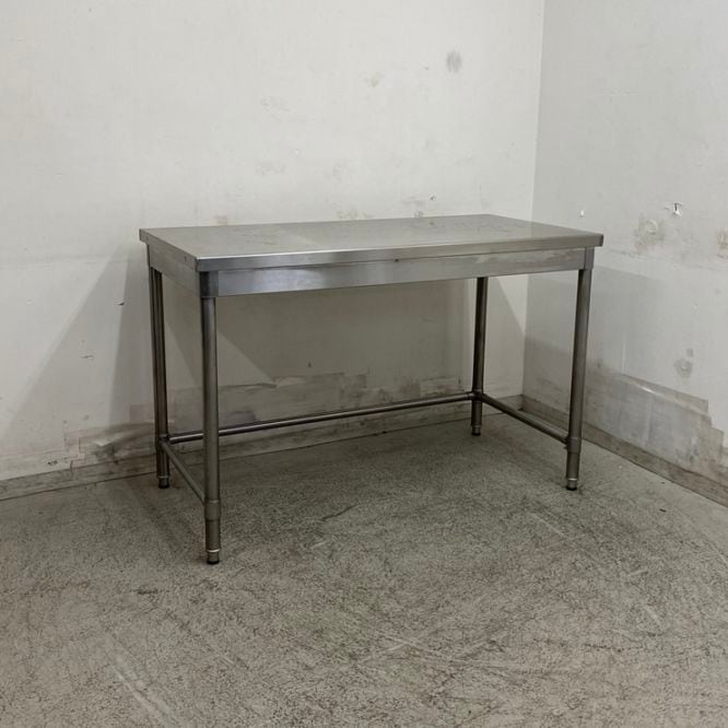 中古】 A09114 作業台 3方枠 ステンレス 作業テーブル W1200 x