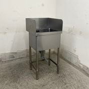 大型1槽シンク 中古 W2560×D900×H800(+125) バックガードあり | 板金