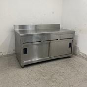 ����š� A09181 Ĵ���� ���Ф����Хå���������   ���ƥ�쥹 ��ȥơ��֥� W1500 x D750 �� H800(+150) mm���ڶ�̳�ѡۡڿ�˼�ѡۡڲȺ⤪�ޤ����ء�