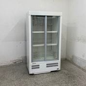 未使用品】 A05276 卓上4面ガラスショーケース コカ・コーラ調