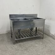 値下げ】【中古】 A08002 1槽シンク 台付き(左) ステンレス 流し台