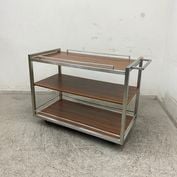 アルミ 出前箱 おかもち 中古 W260xD250xH420(+50)mm 4段 | すべての