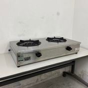 値下げ】【未使用品】 A06005 オーブン付きガスレンジ 5口 タニコー