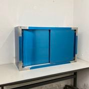 中古】 A09778 吊戸棚 ステンレス戸棚 W1200 x D300 x H600 mm 【業務