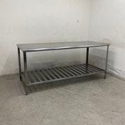 ����š� A09942 �����   ���ƥ�쥹 ��ȥơ��֥� W1800 x D750 �� H800 mm���ڶ�̳�ѡۡڿ�˼�ѡۡڲȺ⤪�ޤ����ء�
