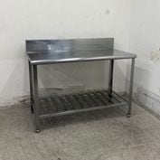 ����š� A09924 ����� �Хå���������   ���ƥ�쥹 ��ȥơ��֥� W1200 x D600 �� H800(+150) mm���ڶ�̳�ѡۡڿ�˼�ѡۡڲȺ⤪�ޤ����ء�