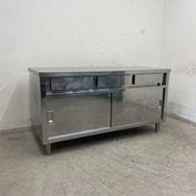 ����š� A09884 Ĵ���� ���Ф���   ���ƥ�쥹 ���դ���ȥơ��֥� W1500 x D600 �� H800 mm���ڶ�̳�ѡۡڿ�˼�ѡۡڲȺ⤪�ޤ����ء�