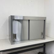 中古】 A08319 吊戸棚 ステンレス 戸棚 W900 x D350 x H600 mm 【業務