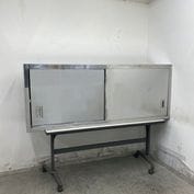 ����š� A09955 �߸�ê   ���ƥ�쥹��ê W1800 x D350 �� H700 mm���ڶ�̳�ѡۡڿ�˼�ѡۡڼ־��Ϥ����ϱĶȽ�ߤ��