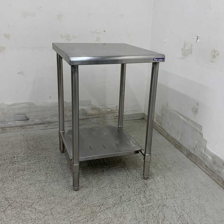 中古】 A08745 作業台 マルゼン ステンレス 作業テーブル W520 x D600