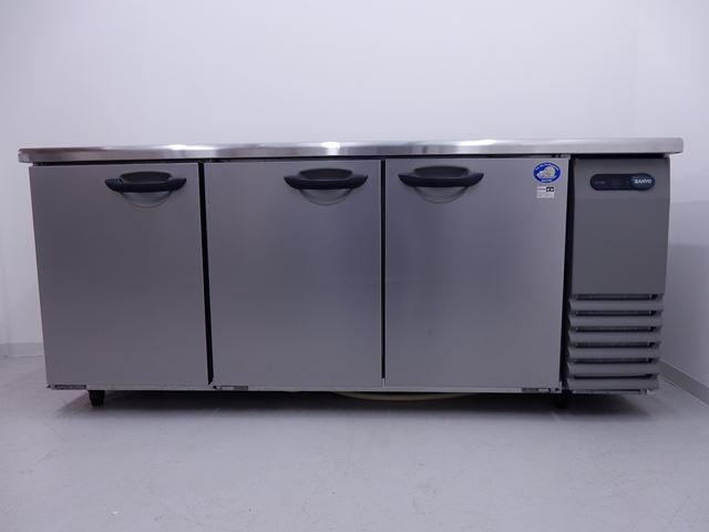 サンヨー 中古 冷蔵コールドテーブル W1800xD600xH800 SUR-G1861SA-R
