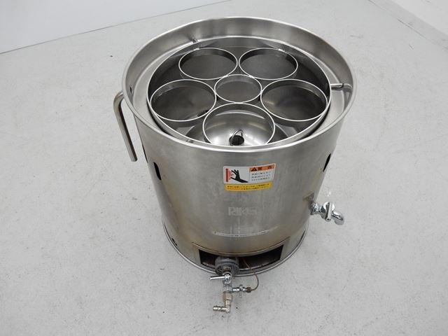 理研 ゆで麺器 中古 RM-2 LPガス | 熱調理機器,ゆで麺機・他  