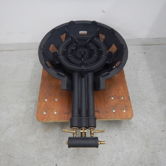 DAIEI 鋳物コンロ 中古 DE-33n 3連 | 熱調理機器,ガスバーナー | 新品