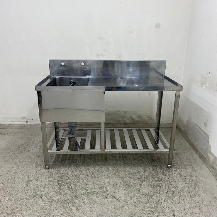 ����š� A09637 1�奷�󥯿��ڤ��դ��ʱ���   ���ƥ�쥹 ή���� W1250 x D600 �� H800(+170) mm���ڶ�̳�ѡۡڿ�˼�ѡۡڲȺ⤪�ޤ����ء�