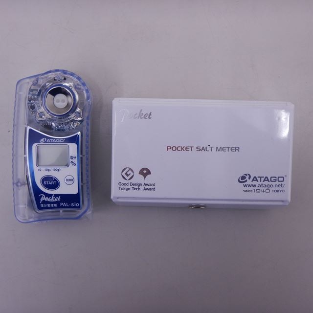 ATAGO PAL-SIO ポケット塩分計 ラーメン道 マイスターセット 濃度計
