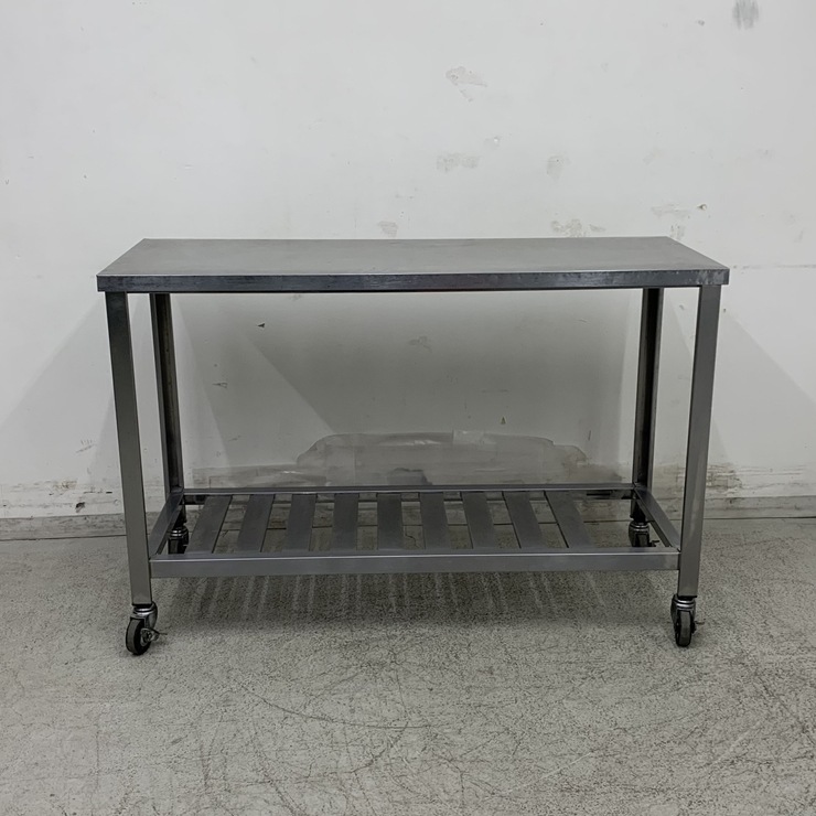 ����š� A08525 ��ư��   ���ƥ�쥹 ��ȥơ��֥� W1200 x D450 �� H800 mm���ڶ�̳�ѡۡڿ�˼�ѡۡڲȺ⤪�ޤ����ء�