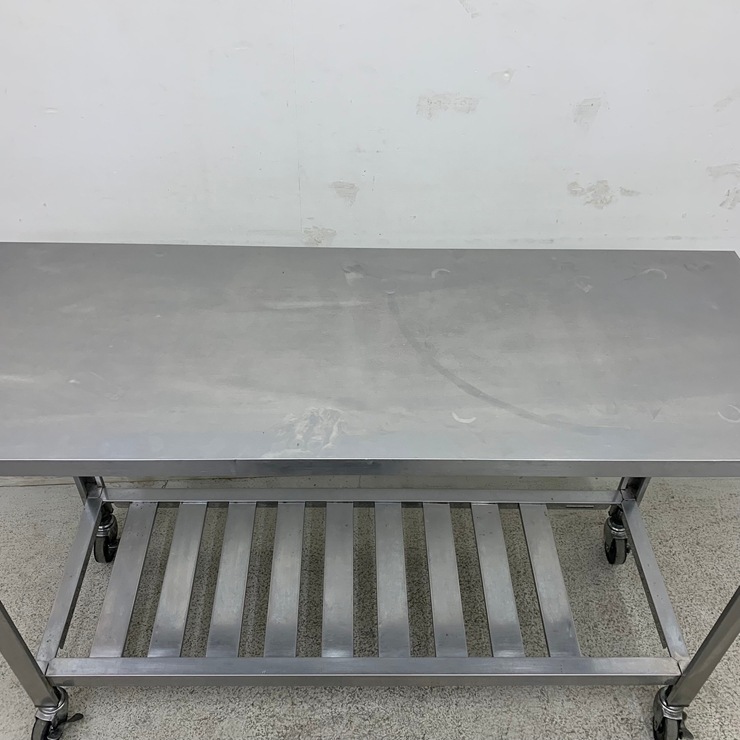 ����š� A08525 ��ư��   ���ƥ�쥹 ��ȥơ��֥� W1200 x D450 �� H800 mm���ڶ�̳�ѡۡڿ�˼�ѡۡڲȺ⤪�ޤ����ء�