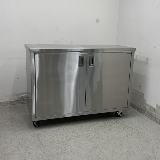 中古】 A08513 調理台 観音開き タニコー ステンレス 作業