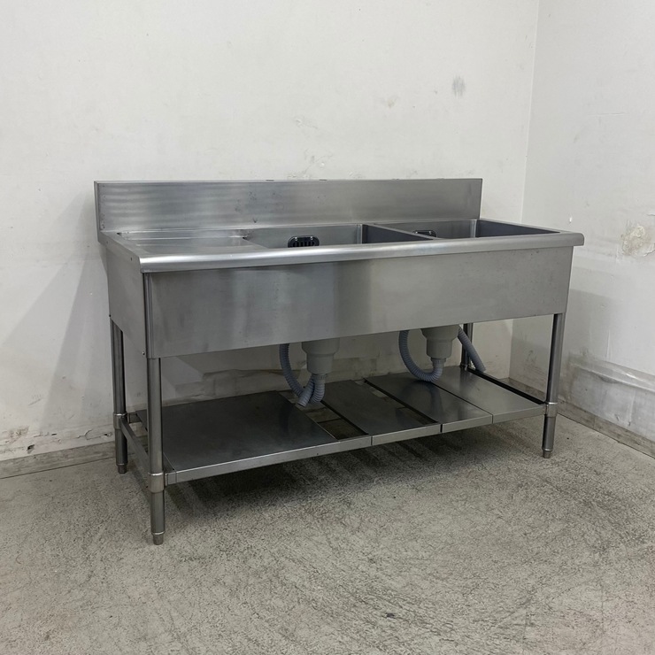 ����š� A09960 2�奷�� ���ڤ��դ��ʺ���   ���ƥ�쥹ή���� W1450 x D600 �� H800(+150) mm���ڶ�̳�ѡۡڿ�˼�ѡۡڲȺ⤪�ޤ����ء�