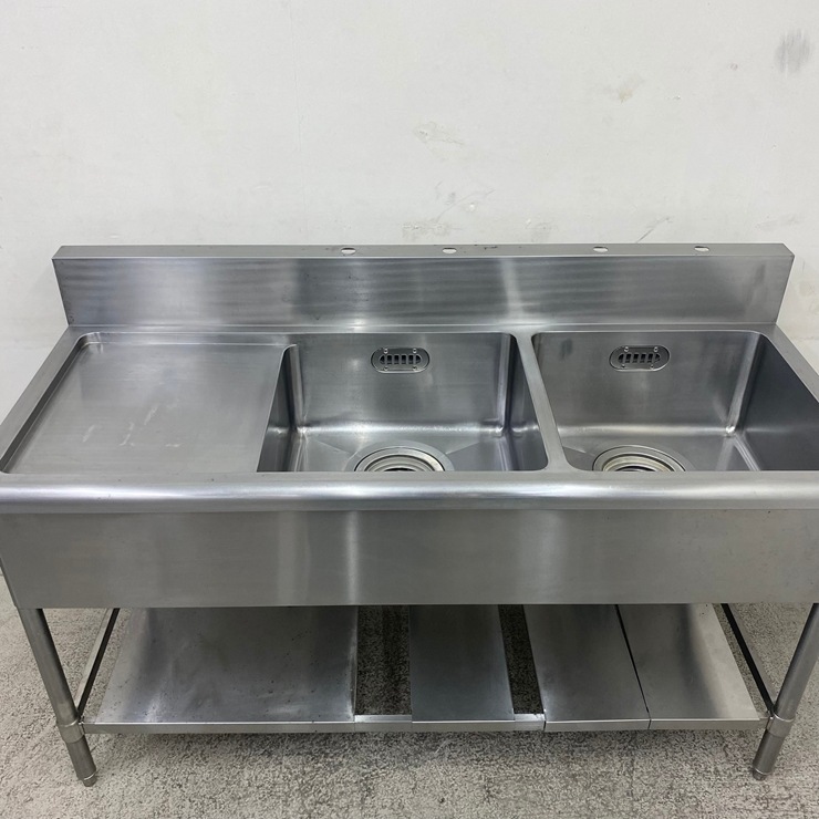 ����š� A09960 2�奷�� ���ڤ��դ��ʺ���   ���ƥ�쥹ή���� W1450 x D600 �� H800(+150) mm���ڶ�̳�ѡۡڿ�˼�ѡۡڲȺ⤪�ޤ����ء�