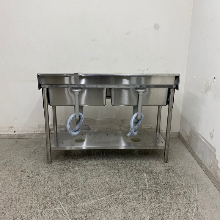 ����š� A09059 2�奷�� �ޥ를�� BS2-124   ���ƥ�쥹 ή���� W1200 x D450 �� H800(+100) mm���ڶ�̳�ѡۡڿ�˼�ѡۡڼ־��Ϥ����ϱĶȽ�ߤ��