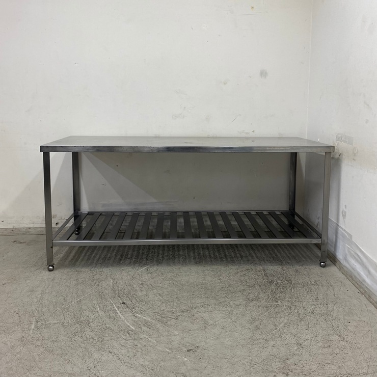 ����š� A09942 �����   ���ƥ�쥹 ��ȥơ��֥� W1800 x D750 �� H800 mm���ڶ�̳�ѡۡڿ�˼�ѡۡڲȺ⤪�ޤ����ء�